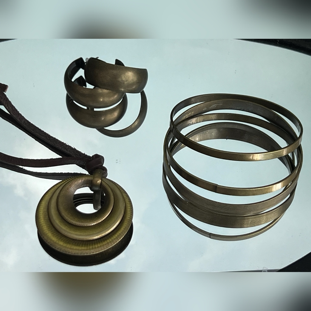 Necklace with Earrings and Bracelet